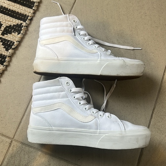 Vans Sk8-Hi Canvas Shoe - Picture 7 of 9